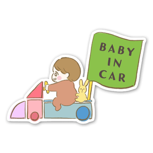 ぐっちゃんステッカー
BABY IN CAR verです