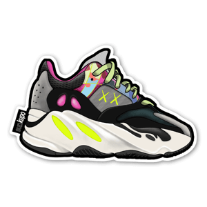 Kaws x Yeezy 700 Wave runner collaboration