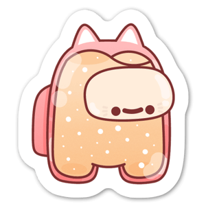 Cute pie cat - sticker